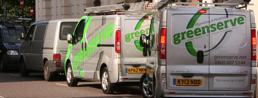 Greenserve Vans in action
