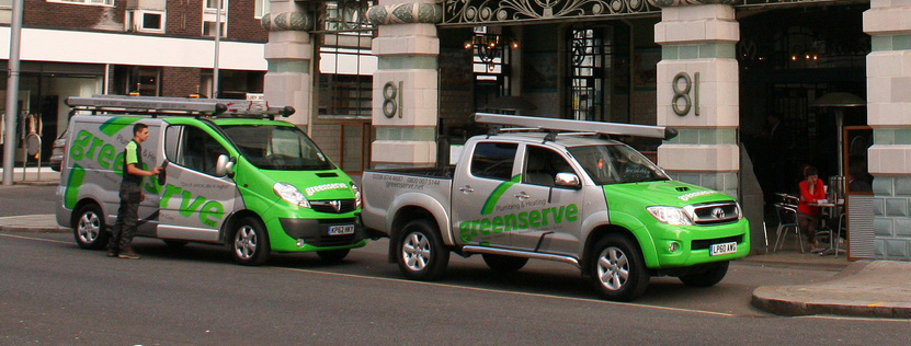 Greenserve Vans in action